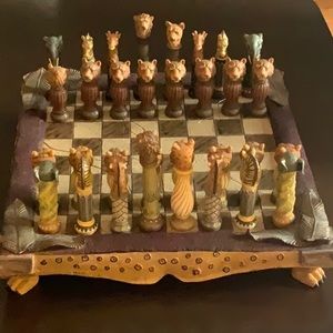 Ceramic animal chest board